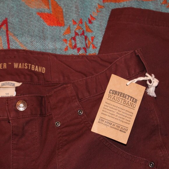 Duluth Curvesetter Skinny Leg Cargo Work Pants Womens Size 14 NWT - Picture 4 of 9